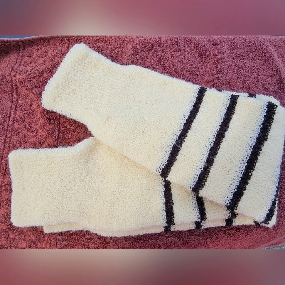 LONG KNIT LEG WARMERS/SOCKS ~ WARM ~ RARE CLASSIC FIND ~ DANCE/ACTIVE WEAR 24